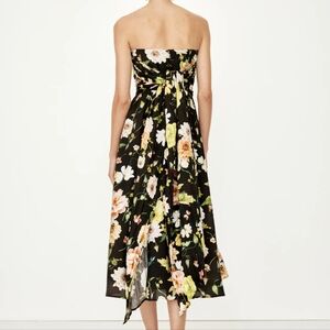 sachin and babi light blue dress TFNC Bridesmaids cowl neck chiffon midi dress with neck tie in butter  yellow main image 0